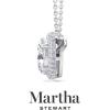 imageMartha Stewart 2 14 Carat Lab Grown Diamond Halo Necklace In 14 Karat Gold Lab Grown Diamond Necklace For Womenwhitegold