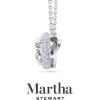 imageMartha Stewart 2 14 Carat Lab Grown Diamond Halo Necklace In 14 Karat Gold Lab Grown Diamond Necklace For Womenwhitegold