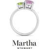 imageMartha Stewart 2 34 Carat Two Stone Gemstone Ring For Women in Sterling Silver Gemstone Jewelry For WomenOption 1
