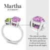 imageMartha Stewart 2 34 Carat Two Stone Gemstone Ring For Women in Sterling Silver Gemstone Jewelry For WomenOption 1