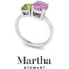 imageMartha Stewart 2 34 Carat Two Stone Gemstone Ring For Women in Sterling Silver Gemstone Jewelry For WomenOption 1