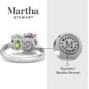 imageMartha Stewart 2 34 Carat Two Stone Gemstone Ring For Women in Sterling Silver Gemstone Jewelry For WomenOption 1