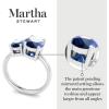 imageMartha Stewart 2 34 Carat Two Stone Gemstone Ring For Women in Sterling Silver Gemstone Jewelry For WomenOption 10