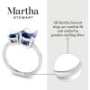 imageMartha Stewart 2 34 Carat Two Stone Gemstone Ring For Women in Sterling Silver Gemstone Jewelry For WomenOption 10