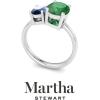 imageMartha Stewart 2 34 Carat Two Stone Gemstone Ring For Women in Sterling Silver Gemstone Jewelry For WomenOption 2