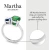 imageMartha Stewart 2 34 Carat Two Stone Gemstone Ring For Women in Sterling Silver Gemstone Jewelry For WomenOption 2