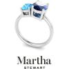 imageMartha Stewart 2 34 Carat Two Stone Gemstone Ring For Women in Sterling Silver Gemstone Jewelry For WomenOption 3
