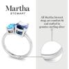 imageMartha Stewart 2 34 Carat Two Stone Gemstone Ring For Women in Sterling Silver Gemstone Jewelry For WomenOption 3