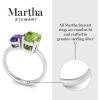 imageMartha Stewart 2 34 Carat Two Stone Gemstone Ring For Women in Sterling Silver Gemstone Jewelry For WomenOption 4