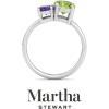imageMartha Stewart 2 34 Carat Two Stone Gemstone Ring For Women in Sterling Silver Gemstone Jewelry For WomenOption 4