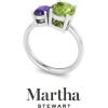 imageMartha Stewart 2 34 Carat Two Stone Gemstone Ring For Women in Sterling Silver Gemstone Jewelry For WomenOption 4