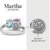 imageMartha Stewart 2 34 Carat Two Stone Gemstone Ring For Women in Sterling Silver Gemstone Jewelry For WomenOption 5