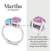 imageMartha Stewart 2 34 Carat Two Stone Gemstone Ring For Women in Sterling Silver Gemstone Jewelry For WomenOption 5