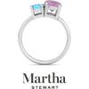 imageMartha Stewart 2 34 Carat Two Stone Gemstone Ring For Women in Sterling Silver Gemstone Jewelry For WomenOption 5