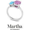 imageMartha Stewart 2 34 Carat Two Stone Gemstone Ring For Women in Sterling Silver Gemstone Jewelry For WomenOption 5