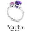 imageMartha Stewart 2 34 Carat Two Stone Gemstone Ring For Women in Sterling Silver Gemstone Jewelry For WomenOption 6