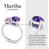 imageMartha Stewart 2 34 Carat Two Stone Gemstone Ring For Women in Sterling Silver Gemstone Jewelry For WomenOption 6