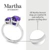 imageMartha Stewart 2 34 Carat Two Stone Gemstone Ring For Women in Sterling Silver Gemstone Jewelry For WomenOption 8
