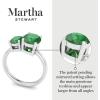 imageMartha Stewart 2 34 Carat Two Stone Gemstone Ring For Women in Sterling Silver Gemstone Jewelry For WomenOption 9