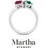 imageMartha Stewart 2 Carat Two Stone Gemstone Ring For Women in Sterling Silver Gemstone Jewelry For WomenOption 2