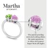 imageMartha Stewart 2 Carat Two Stone Gemstone Ring For Women in Sterling Silver Gemstone Jewelry For WomenOption 3