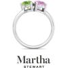 imageMartha Stewart 2 Carat Two Stone Gemstone Ring For Women in Sterling Silver Gemstone Jewelry For WomenOption 3
