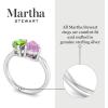 imageMartha Stewart 2 Carat Two Stone Gemstone Ring For Women in Sterling Silver Gemstone Jewelry For WomenOption 3