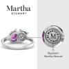 imageMartha Stewart 2 Carat Two Stone Gemstone Ring For Women in Sterling Silver Gemstone Jewelry For WomenOption 4
