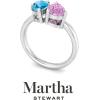 imageMartha Stewart 2 Carat Two Stone Gemstone Ring For Women in Sterling Silver Gemstone Jewelry For WomenOption 4