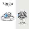 imageMartha Stewart 2 Carat Two Stone Gemstone Ring For Women in Sterling Silver Gemstone Jewelry For WomenOption 5