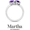 imageMartha Stewart 2 Carat Two Stone Gemstone Ring For Women in Sterling Silver Gemstone Jewelry For WomenOption 6