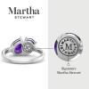 imageMartha Stewart 2 Carat Two Stone Gemstone Ring For Women in Sterling Silver Gemstone Jewelry For WomenOption 6