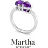 imageMartha Stewart 2 Carat Two Stone Gemstone Ring For Women in Sterling Silver Gemstone Jewelry For WomenOption 6