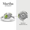 imageMartha Stewart 2 Carat Two Stone Gemstone Ring For Women in Sterling Silver Gemstone Jewelry For WomenOption 7