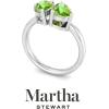 imageMartha Stewart 2 Carat Two Stone Gemstone Ring For Women in Sterling Silver Gemstone Jewelry For WomenOption 7