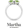 imageMartha Stewart 2 Carat Two Stone Gemstone Ring For Women in Sterling Silver Gemstone Jewelry For WomenOption 7