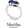 imageMartha Stewart 2 Carat Two Stone Gemstone Ring For Women in Sterling Silver Gemstone Jewelry For WomenOption 8