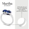 imageMartha Stewart 2 Carat Two Stone Gemstone Ring For Women in Sterling Silver Gemstone Jewelry For WomenOption 8