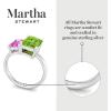 imageMartha Stewart 3 14 Carat Two Stone Gemstone Ring For Women in Sterling Silver Gemstone Jewelry For WomenOption 1