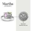 imageMartha Stewart 3 14 Carat Two Stone Gemstone Ring For Women in Sterling Silver Gemstone Jewelry For WomenOption 1