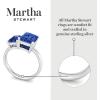 imageMartha Stewart 3 14 Carat Two Stone Gemstone Ring For Women in Sterling Silver Gemstone Jewelry For WomenOption 10