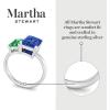 imageMartha Stewart 3 14 Carat Two Stone Gemstone Ring For Women in Sterling Silver Gemstone Jewelry For WomenOption 2