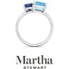 imageMartha Stewart 3 14 Carat Two Stone Gemstone Ring For Women in Sterling Silver Gemstone Jewelry For WomenOption 3