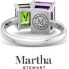imageMartha Stewart 3 14 Carat Two Stone Gemstone Ring For Women in Sterling Silver Gemstone Jewelry For WomenOption 4