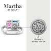 imageMartha Stewart 3 14 Carat Two Stone Gemstone Ring For Women in Sterling Silver Gemstone Jewelry For WomenOption 5
