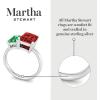 imageMartha Stewart 3 14 Carat Two Stone Gemstone Ring For Women in Sterling Silver Gemstone Jewelry For WomenOption 7