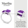 imageMartha Stewart 3 14 Carat Two Stone Gemstone Ring For Women in Sterling Silver Gemstone Jewelry For WomenOption 8