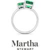 imageMartha Stewart 3 14 Carat Two Stone Gemstone Ring For Women in Sterling Silver Gemstone Jewelry For WomenOption 9