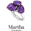 imageMartha Stewart 3 34 Carat Three Stone Gemstone Ring for Women in Sterling Silver Gemstone Jewelry For WomenOption 1