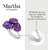 imageMartha Stewart 3 34 Carat Three Stone Gemstone Ring for Women in Sterling Silver Gemstone Jewelry For WomenOption 1